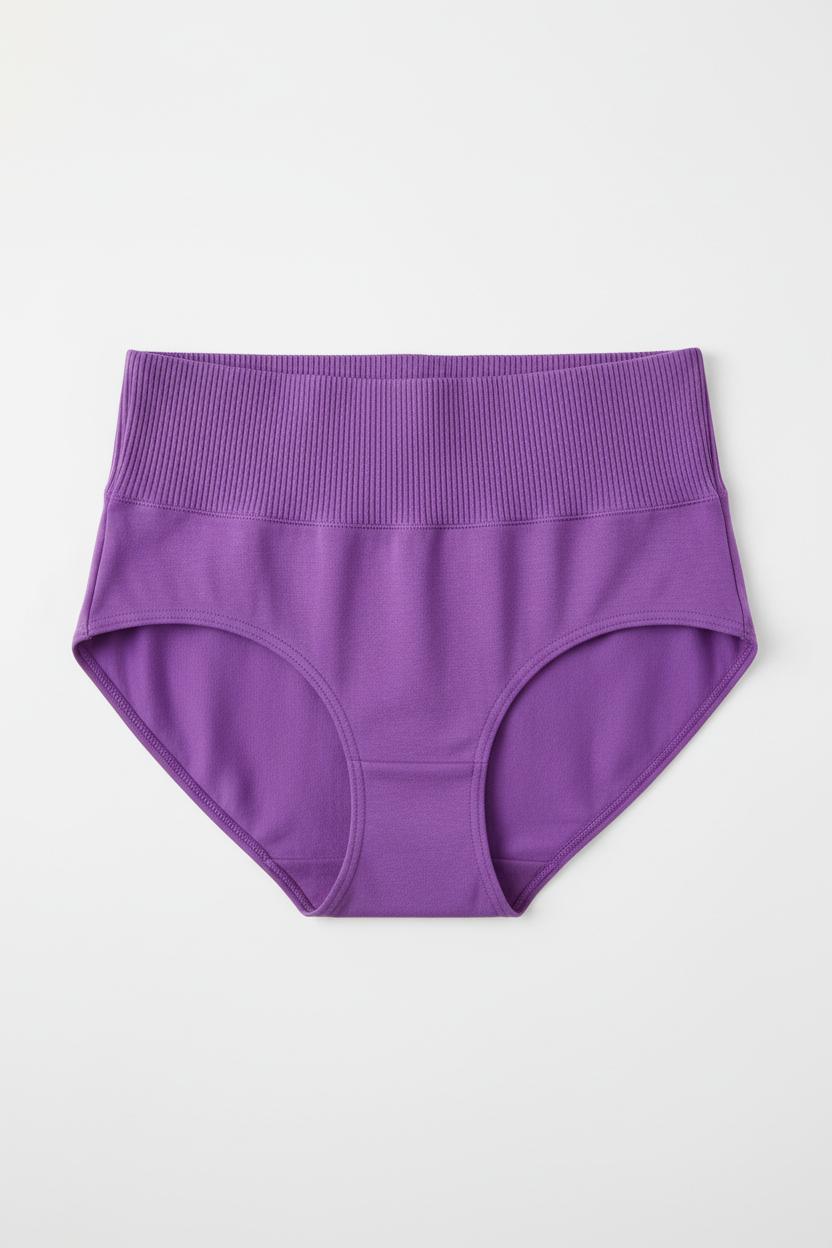Angel Flow Sanitary Panty - Purple flat lay