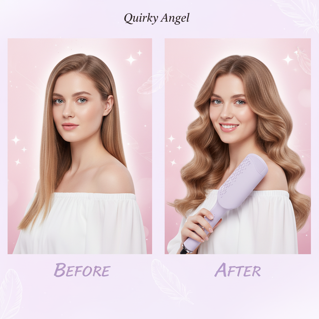 Woman with beautiful beach waves using the Large Wave Curling Iron