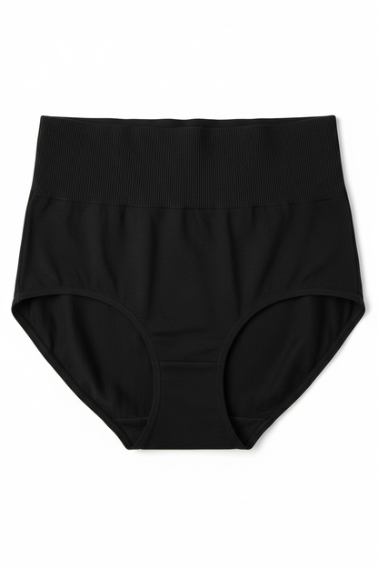 Angel Flow Sanitary Panty - Black flat lay