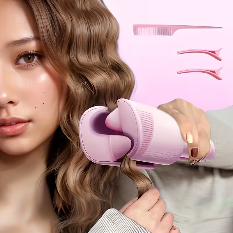 Large Wave Curling Iron temperature settings - 160°C to 220°C