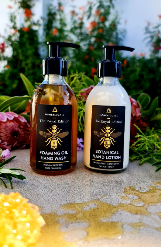 Honeysuckle Royal Edition Foaming Oil Wash and Botanical Hand Lotion original product photo