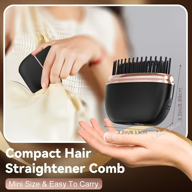 Mini hair straightener comb product detail