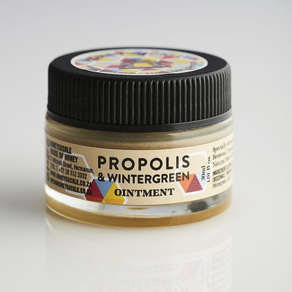 Original jar of Honeysuckle Propolis and Wintergreen Ointment 30ml