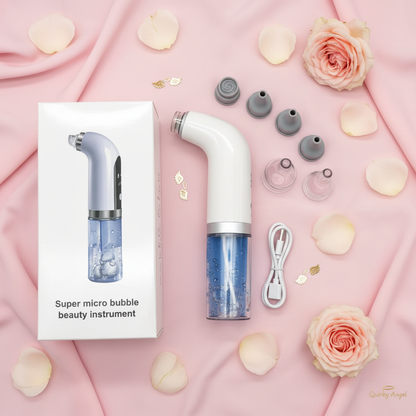 Electric Blackhead Remover kit flat lay